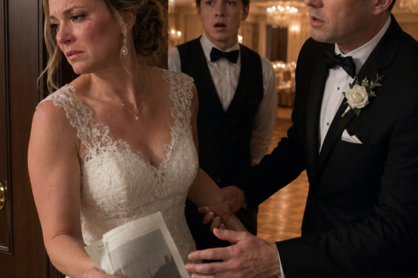 He Struck Me Before Three Hundred Wedding Guests—Then the Folded Payment Record in My Hand Revealed Why His Family Needed Me Silent
