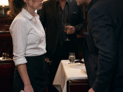 The Mafia Boss Mocked the Exhausted Waitress in Arabic—Then Her Answer Exposed the Cowardice He Hid Behind Power and Put Both Their Lives at Risk