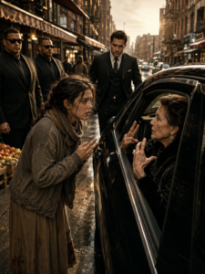 A Poor Girl Understood the Silent Mafia Mother’s Signs—Next Morning, Four Bodyguards Came to Her Café and the Heir Said, “She Trusts You”