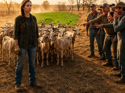 They Mocked 27 Skinny Goats She Saved From Slaughter—Until the Drought Left Her Pasture Green