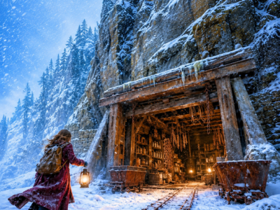 Stranded in the Mountains With Nothing, She Found a Dry Mine Shaft Stocked for Winter