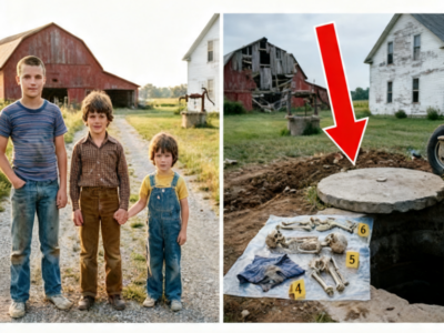 A FARMER WAS BLAMED AFTER HIS 3 SONS VANISHED WITHOUT A TRACE—THEN 16 YEARS LATER, A DRILL BROKE THROUGH 217 FEET OF EARTH AND FOUND THE NOTE HIS 8-YEAR-OLD HAD WRITTEN IN THE DARK