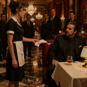 Everyone Feared the Mafia Boss Who Shattered His Own Glass, Until the New Waitress Stepped Forward and Became the Only Woman He Couldn’t Break