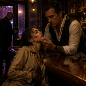 She Stumbled Into a Sicilian Mafia Boss’s Bar With Her Face Bleeding—And His First Question Turned the Whole City Cold