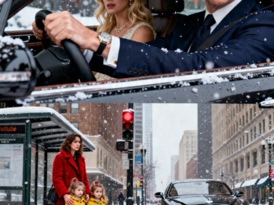I WAS TAKING MY FIANCEE TO CHRISTMAS LUNCH – THEN I SAW MY EX AT A BUS STOP HOLDING TWIN GIRLS WITH MY EYES