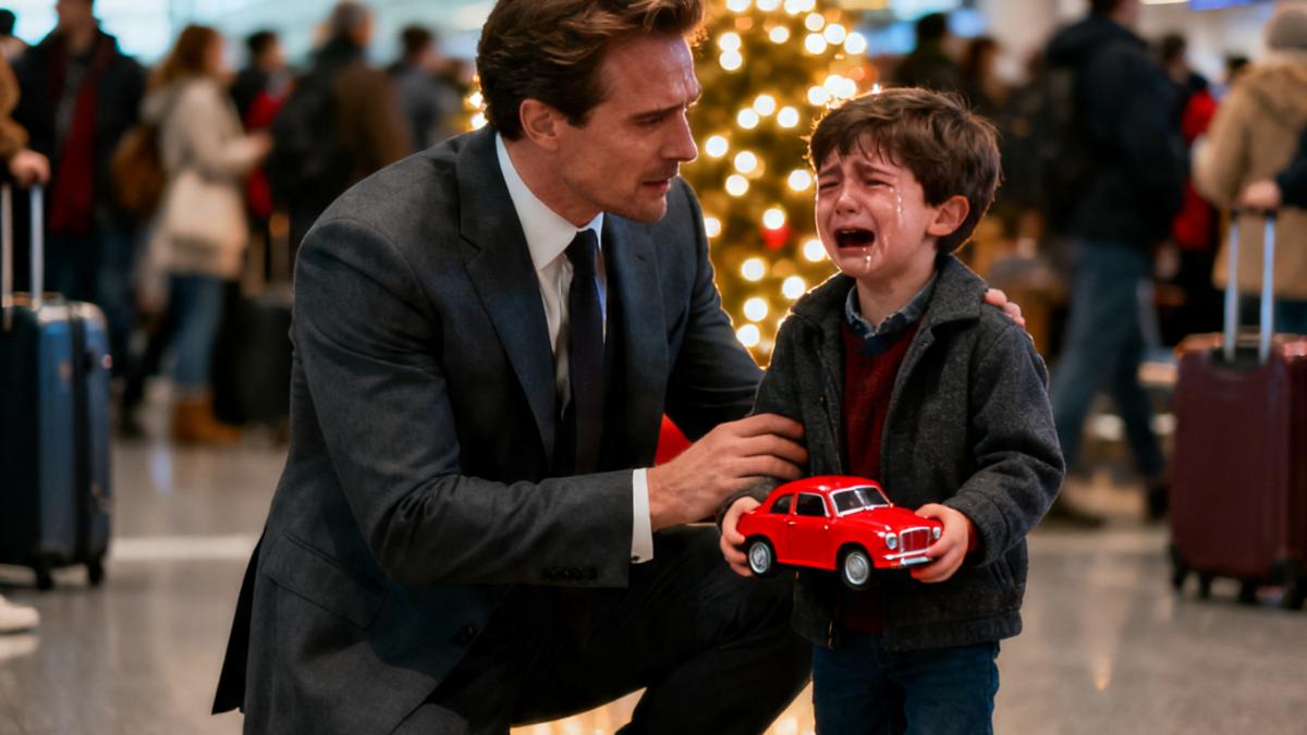 BILLIONAIRE HELPED A LOST BOY AT THE AIRPORT – THEN FROZE WHEN HE SAW THE BOY’S MOTHER WAS HIS EX