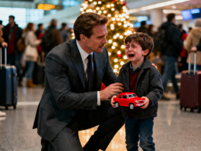 BILLIONAIRE HELPED A LOST BOY AT THE AIRPORT – THEN FROZE WHEN HE SAW THE BOY’S MOTHER WAS HIS EX