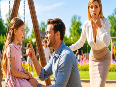 The CEO Took Her Silent Daughter to the Playground—But When a Wounded Single Father Made Her Speak for the First Time in Three Years, He Taught Them Both That Healing Begins Where Pressure Ends