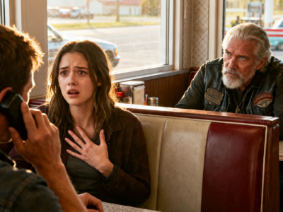 I RAISED ONE SHAKING HAND IN A DINER – AND A BIKER STRANGER UNDERSTOOD WHAT MY ABUSER NEVER THOUGHT ANYONE WOULD SEE