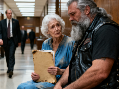 “DON’T LET THEM TAKE MY HOME,” THE OLD LADY BEGGED – THEN THE BIKERS WALKED INTO COURT