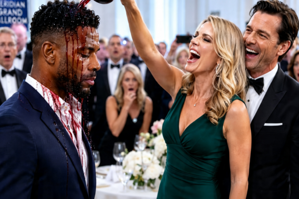 They Poured Wine on Him Before 200 Guests, Never Knowing He Owned the Company Behind Their $750 Million Deal—or That the Woman Who Loved Him Would Risk Her Career to Expose the Cruelty That Cost Them Everything