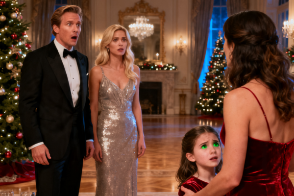 HE WAS CELEBRATING CHRISTMAS WITH HIS NEW GIRLFRIEND WHEN I WALKED IN WITH THE DAUGHTER HE NEVER KNEW EXISTED