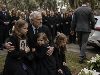 At My Daughter’s Funeral, Her Husband Abandoned Their Three Girls—But the Evidence She Hid With Them Was Waiting for His Wedding Day