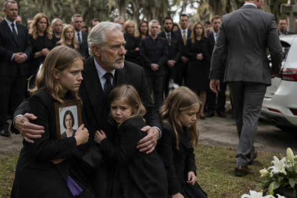 At My Daughter’s Funeral, Her Husband Abandoned Their Three Girls—But the Evidence She Hid With Them Was Waiting for His Wedding Day