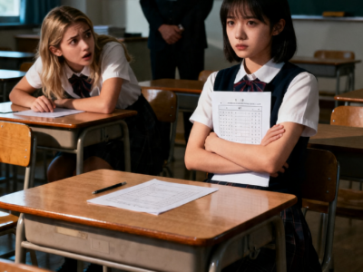 “LET HER COPY YOUR ANSWERS OR WE’RE DONE.” REBORN, I HID MY PAPER – AND HE MISSED HIS DREAM BY 3 POINTS