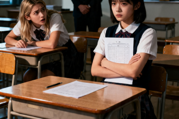 “LET HER COPY YOUR ANSWERS OR WE’RE DONE.” REBORN, I HID MY PAPER – AND HE MISSED HIS DREAM BY 3 POINTS