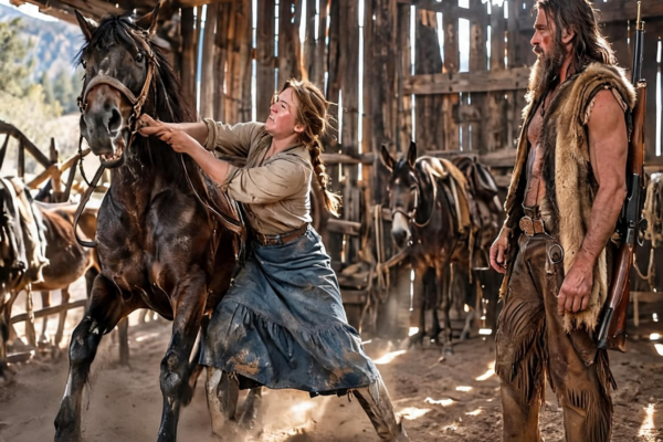 The mountain man married the bride every town rejected—then learned she understood horses, winter, and survival better than any man alive