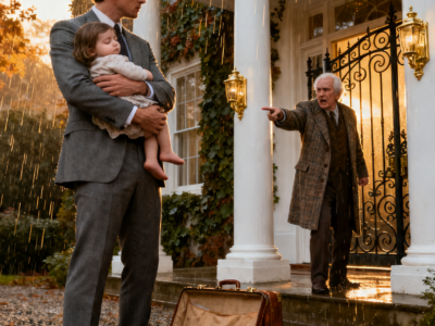 MY FAMILY THREW ME AND MY LITTLE GIRL OUT IN THE RAIN – THE NEXT MORNING WE WALKED INTO MY $30 MILLION MANSION
