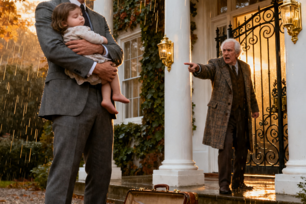 MY FAMILY THREW ME AND MY LITTLE GIRL OUT IN THE RAIN – THE NEXT MORNING WE WALKED INTO MY $30 MILLION MANSION