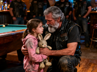 A LITTLE GIRL WALKED INTO A BIKER CLUBHOUSE AT 2 A.M. – HER QUIET REQUEST EXPOSED A SHERIFF’S DARKEST SECRET