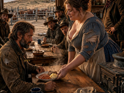 She Fed Him Scraps Because Everyone Said He Was Nobody—But When the Foreman Tried to Ruin Her, the Quiet Man at the Last Seat Opened the LEDGER… and Revealed the Name That Could Take Everything Away