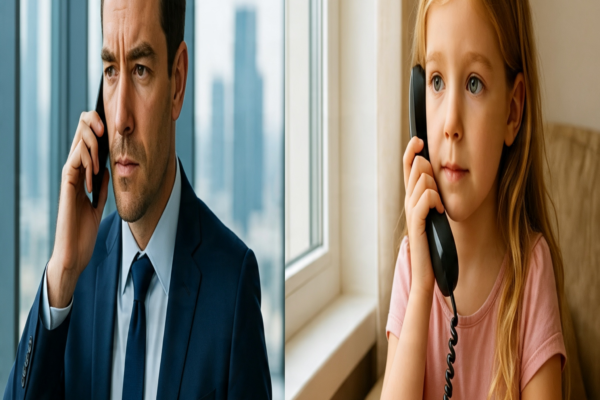 The Millionaire CEO Called To Fire A Missing Janitor—But When Her Little Girl Answered, Four Words Shattered His Cold Heart