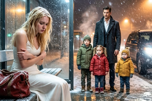 Her Husband Threw Her Into A Snowstorm For Being Infertile—Then A Billionaire Single Dad Opened His Door, And His Three Children Chose Her As Their Mother