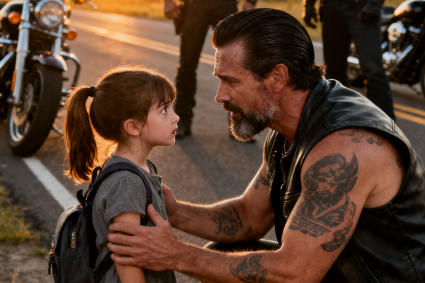 NO ROOM FOR ME INSIDE, THE LITTLE GIRL WHISPERED – THEN THE BIKERS DID THE UNTHINKABLE