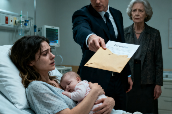 MY HUSBAND THREW DIVORCE PAPERS AT ME WHILE I HELD OUR NEWBORN DAUGHTER – THEN HIS WEDDING BECAME THE DAY HE LOST EVERYTHING