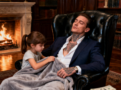 MAFIA BOSS PRETENDED TO SLEEP TO TEST HIS MAID’S LITTLE DAUGHTER – WHAT SHE DID BROKE HIM