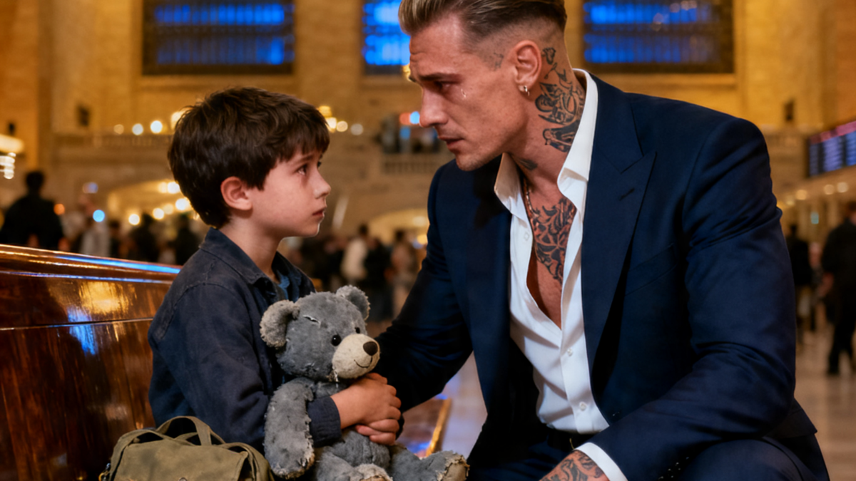 I STOPPED FOR AN ABANDONED BOY AT GRAND CENTRAL – AND DISCOVERED HE WAS MY SON