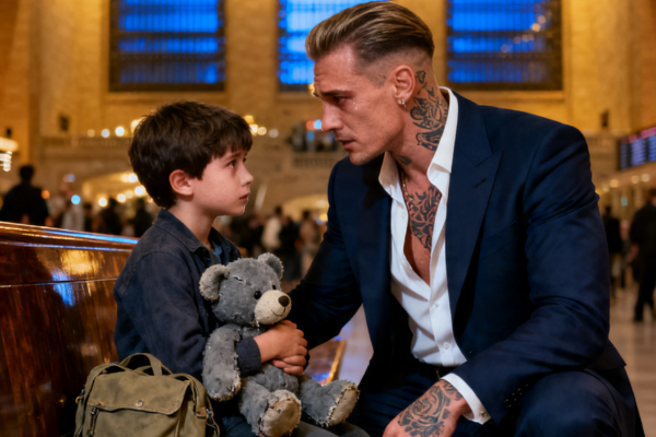 I STOPPED FOR AN ABANDONED BOY AT GRAND CENTRAL – AND DISCOVERED HE WAS MY SON