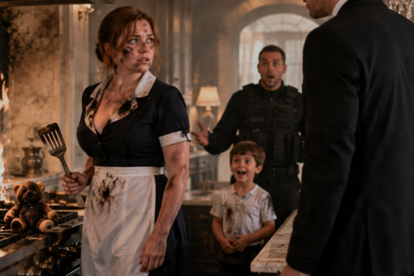 No One Defied the Cold Crime Boss Until His New Nanny Set His Kitchen Ablaze—and Made His Silent Son Laugh Again