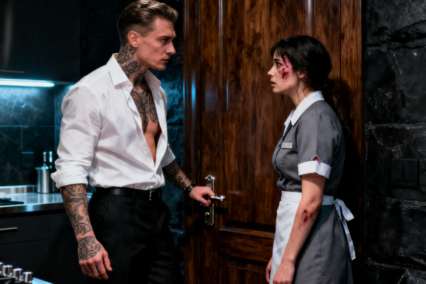 THE MAID WAS BLEEDING IN THE MAFIA BOSS’S KITCHEN – THEN HE LOCKED THE DOOR AND ASKED WHO TOUCHED HER