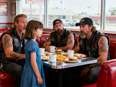 A LITTLE BOY TOLD A HELLS ANGELS PRESIDENT, “MY MOM HAS YOUR TATTOO” – THEN THE WHOLE DINER WENT SILENT