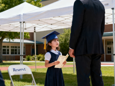 A 6-YEAR-OLD WHISPERED “EVERYONE ELSE HAS A DAD HERE” TO A CEO AT GRADUATION – WHAT HE DID NEXT COST HIM EVERYTHING