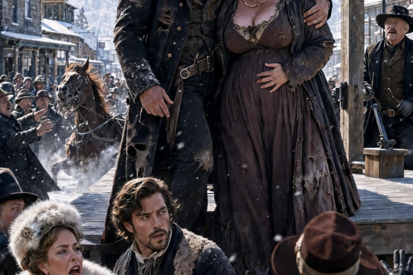 They Laughed That the Widow’s Baby Would Hang With Her… Until the Most Feared Cowboy in Montana Claimed Them Both