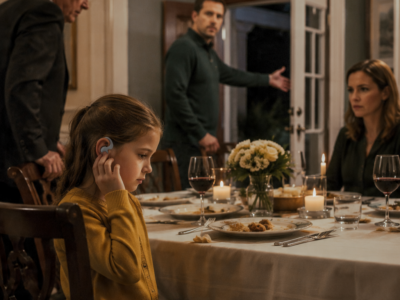 At Dinner, My Sister Mocked My Daughter’s Hearing Aid—Then My Husband Opened the Door and My Family Learned Who Had Funded Their Lives