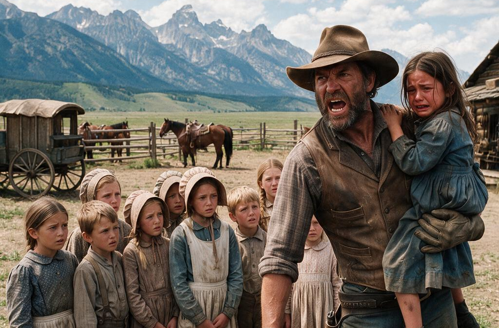 “Leave the Nine Orphans to Freeze,” the Town Said—Then One Scarred Cowboy Slammed His Fist and Growled, “Every Last One Is Mine.”
