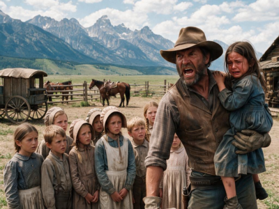 “Leave the Nine Orphans to Freeze,” the Town Said—Then One Scarred Cowboy Slammed His Fist and Growled, “Every Last One Is Mine.”