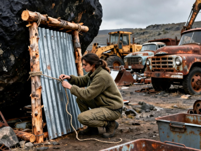 Kicked Out at Eighteen, She Turned a “Worthless” Junkyard Into the One Place the Entire Town Couldn’t Survive Without.