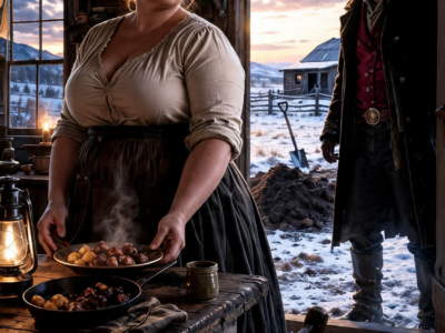 He Said the Big Woman Wouldn’t Last Three Days… But When the Rancher Came Home for Supper, She Had Already Buried His Family’s Darkest Lie Beneath a Warm Plate.