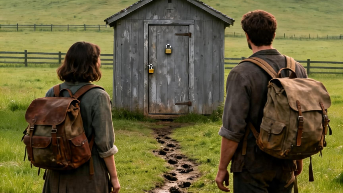 After the Orphanage, Grandpa’s Farm Was Finally Ours—Until Fresh Footprints Led Us Straight to the Locked Shed.
