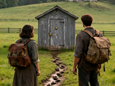 After the Orphanage, Grandpa’s Farm Was Finally Ours—Until Fresh Footprints Led Us Straight to the Locked Shed.