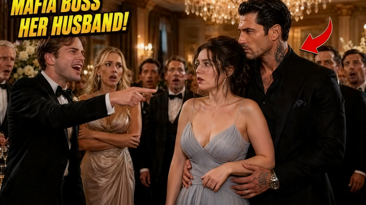 “WHERE IS YOUR HUSBAND?” HER EX MOCKED—UNTIL THE MAFIA KING CROSSED THE BALLROOM, KISSED HER, AND CALLED HER HIS WIFE