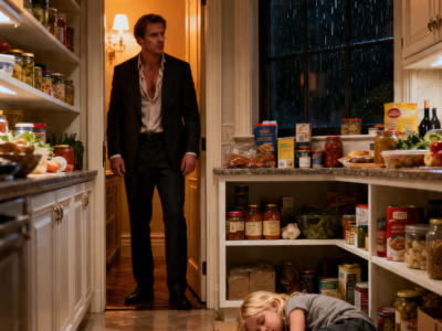 MILLIONAIRE FOUND A LITTLE GIRL SLEEPING IN HIS PANTRY – THEN FIVE WORDS BROKE HIS HEART