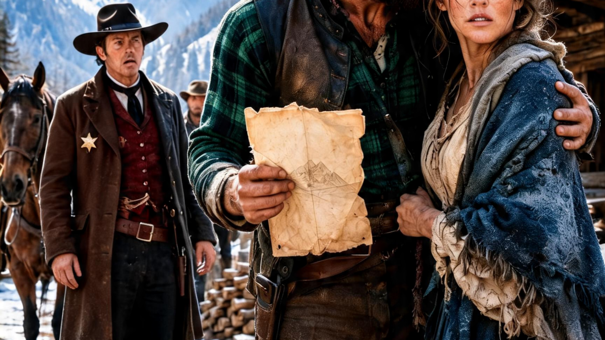 She Married the Scarred Mountain Man to Escape Her Brother’s Fist… But When He Whispered, “Your Father Bought This Valley First,” the Sheriff Who Came to Drag Her Home Turned Pale.