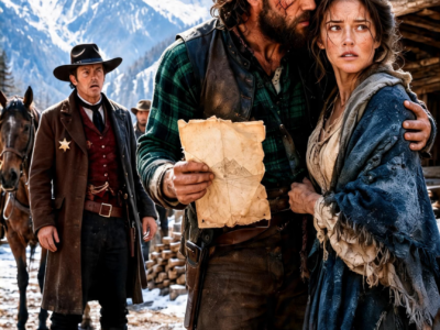 She Married the Scarred Mountain Man to Escape Her Brother’s Fist… But When He Whispered, “Your Father Bought This Valley First,” the Sheriff Who Came to Drag Her Home Turned Pale.