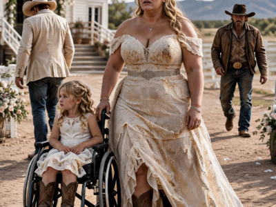 The Groom Walked Away the Moment He Saw Her Daughter’s Wheelchair… But the Cowboy Who Followed Them Had Already Lost More Than Either of Them Could Imagine.