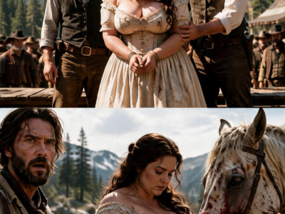 They Sold the Rejected Bride With a Sack Over Her Head… But the Mountain Man Gasped When the Horse She Saved Revealed the Hidden Truth Behind Why She Had Been Forced Into Silence